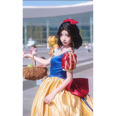 白雪公主裙生日万圣节装扮COS服