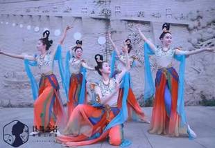 敦煌飞天舞蹈服出租古力娜扎同款仙女侠女写真古风中国风斗破苍穹