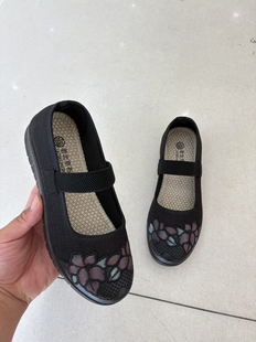 老北京布鞋 子 女夏秋透网透气老太太防滑老年老人鞋 妈妈软底奶奶鞋