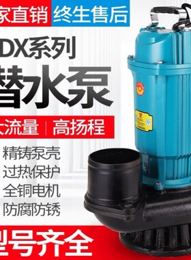 QDX10-20-1.1KWQDX22-20-2.2KWQDX10-40-2.2KW农用浇灌抽水泵水井