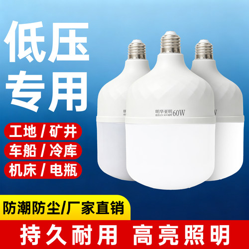 明华亚明E27低压交直流LED球泡灯