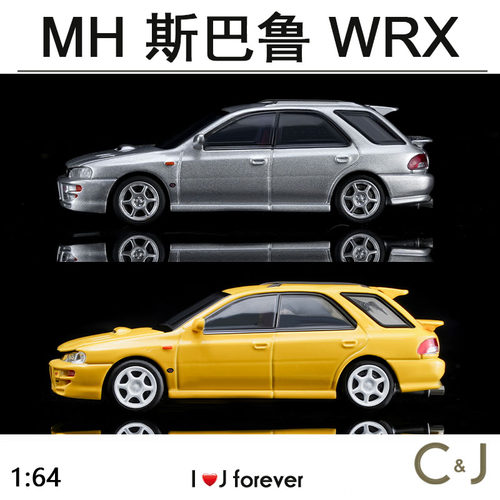 MH 1/64 SUBARU Impreza Wagon WRX Sti VI收藏仿真汽车合金模型