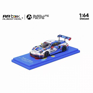 ARbox 保时捷雪邦 911GT3 R 992 赛车 拉花1:64合金汽车模型