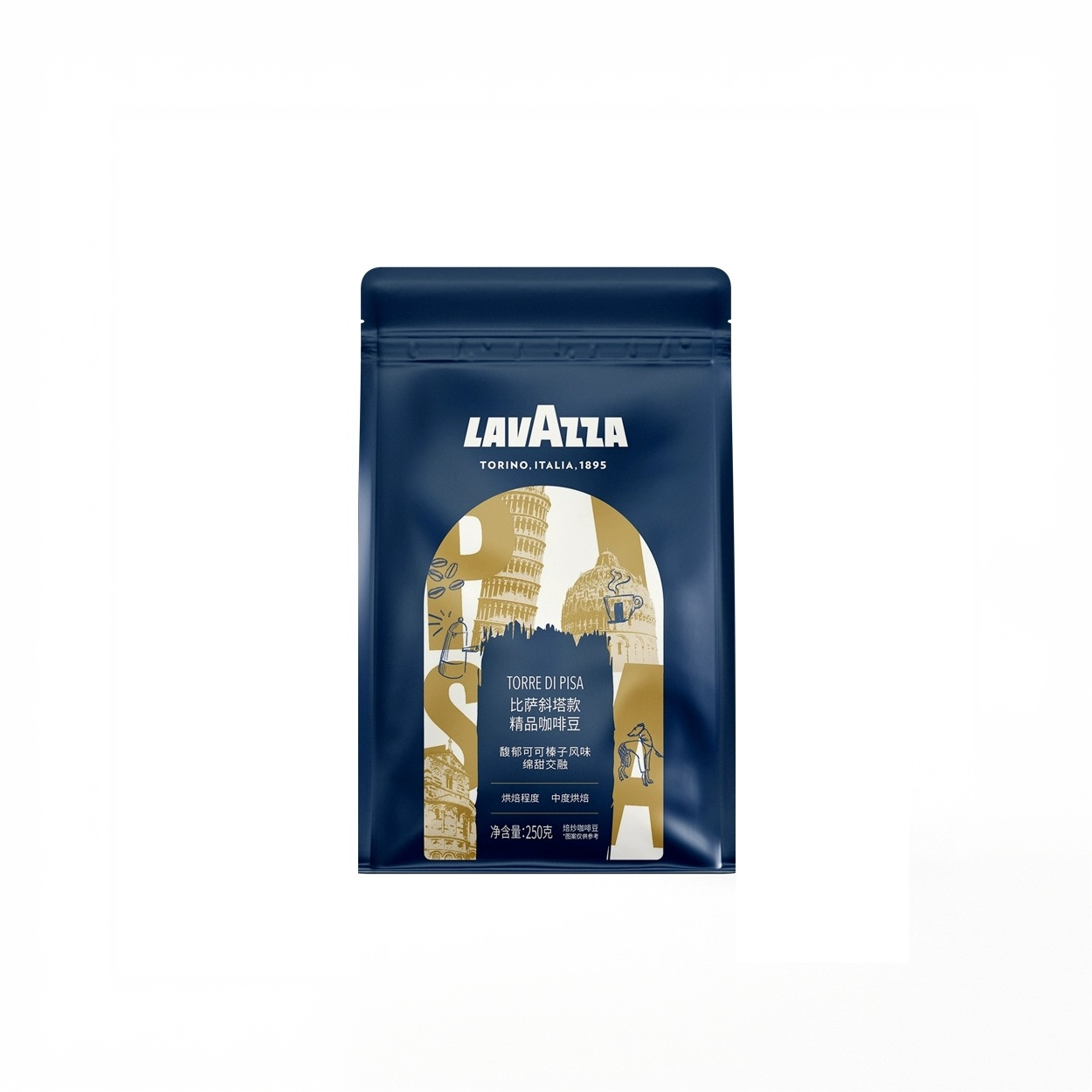盒马会员店代购 拉瓦萨 比萨斜塔款精品咖啡豆 250g