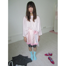 3months2026夏季新款韩系设计感小众条纹插肩袖宽松百搭圆领T恤女