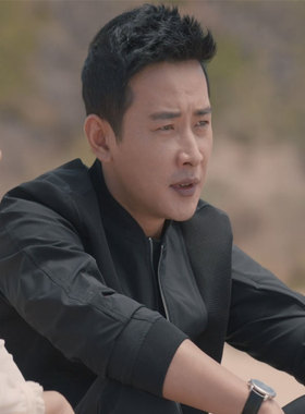 归去来唐嫣罗晋书澈同款黑色夹克外套棒球服短款合身休闲上衣男潮