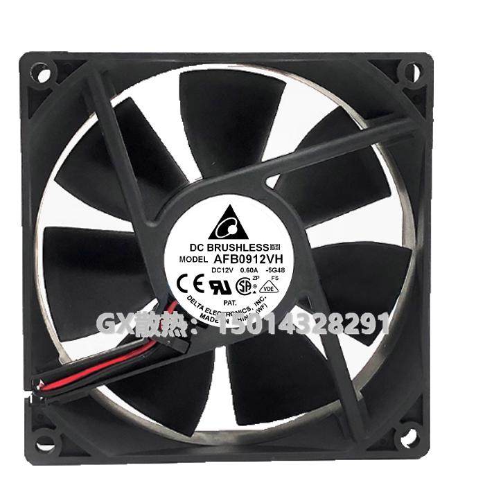 台达AFB0912L/M/H/HH/VH/DH/ DC12V 9CM静音双滚珠大风量散热风扇