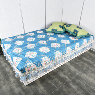 榻榻米床盖防滑家用农村大炕盖布定制飘窗软垫子双边蕾丝盖巾定做