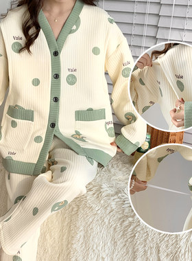 空气棉产妇月子服哺乳睡衣外出