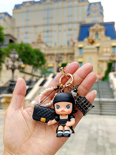 钥匙扣正版泡泡玛特茉莉molly