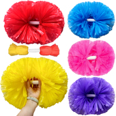 啦啦队彩球舞蹈手花啦啦花球拉拉队彩球学生广场舞手摇拿亚光花球