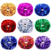 啦啦队手拿花拉拉队彩球啦啦操花球演出表演手摇花舞蹈花大号手柄