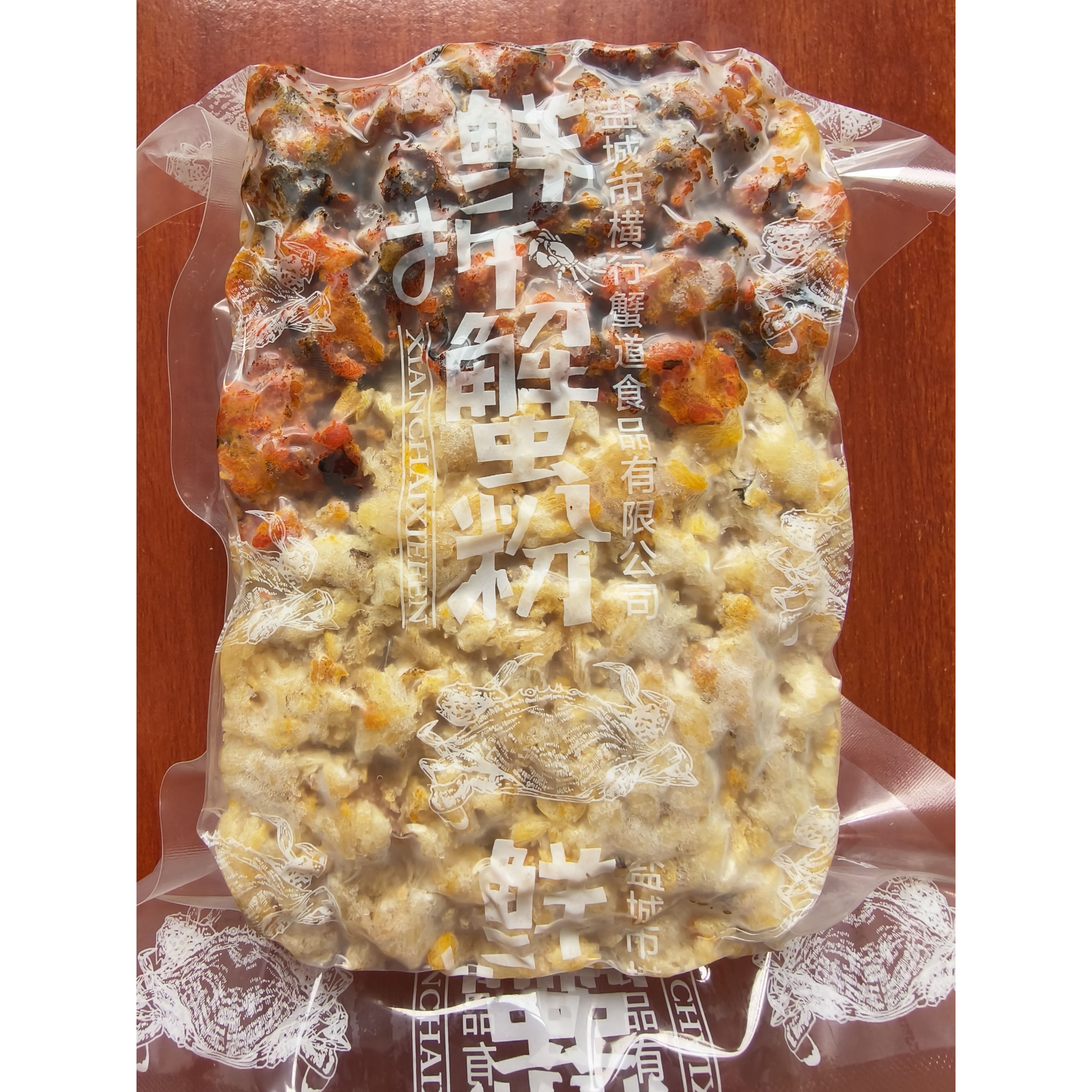 盐城市厂家鲜拆蟹粉三色蟹粉蟹黄蟹肉蟹脚蟹脚蟹黄酱秃黄油