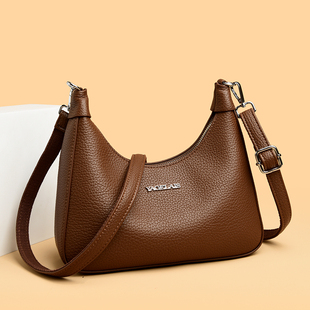 2025新款高级感腋下包时尚洋气妈妈包日常通勤女士软皮单肩斜挎包