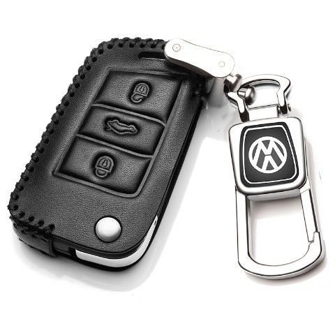 大众一键启动真皮新速腾钥匙包
