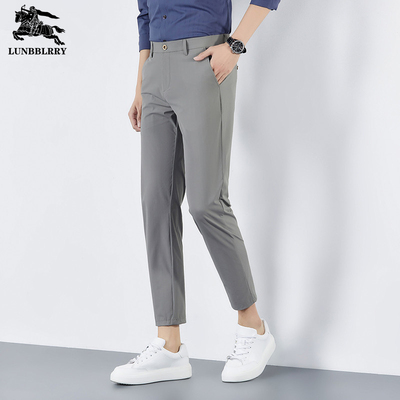 正品巴宝利男装九分裤夏季休闲