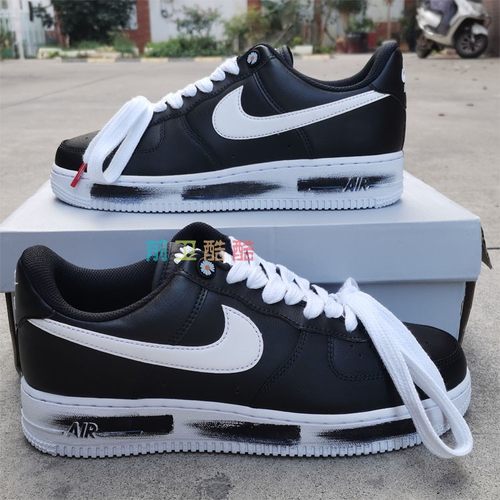 DIY球鞋定制涂鸦改色af1空军一号改权志龙1.0GD刺绣小雏菊手绘鞋