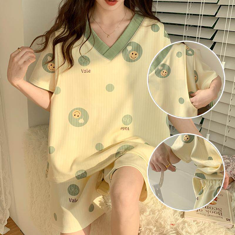 夏季月子服特大码产后哺乳睡衣夏天薄款短袖套装莫代尔孕妇家居服