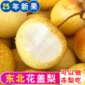 花盖梨新货正宗花盖梨东北鞍山特产软梨酸梨可做冻梨净重5斤 包邮