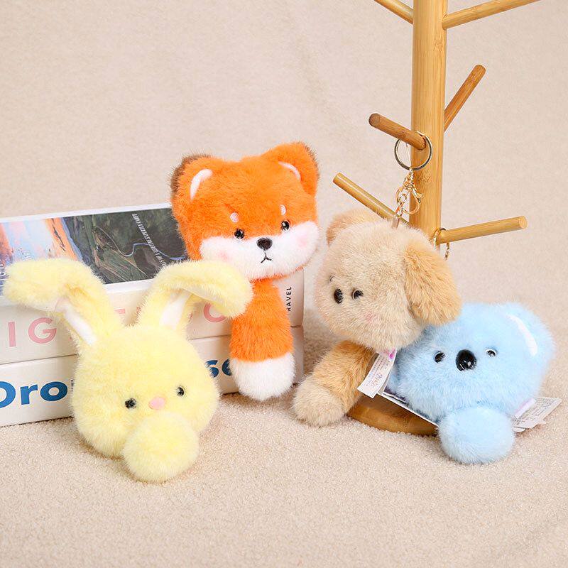 梦绒坊八音盒系列发声动物公仔小狗兔子毛绒玩具女孩生日礼物挂件