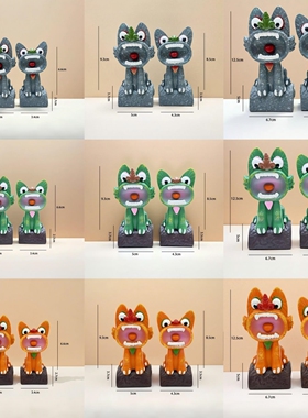 云南非遗瓦猫文创桌面摆件