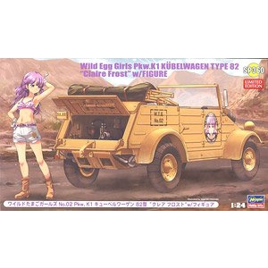 长谷川 1/24 蛋机少女 Pkw.K1 Cubel Wagen Type 82 52160 sp360