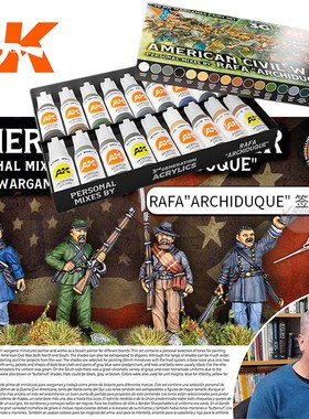 西班牙 AK 第三代水性漆 RAFA