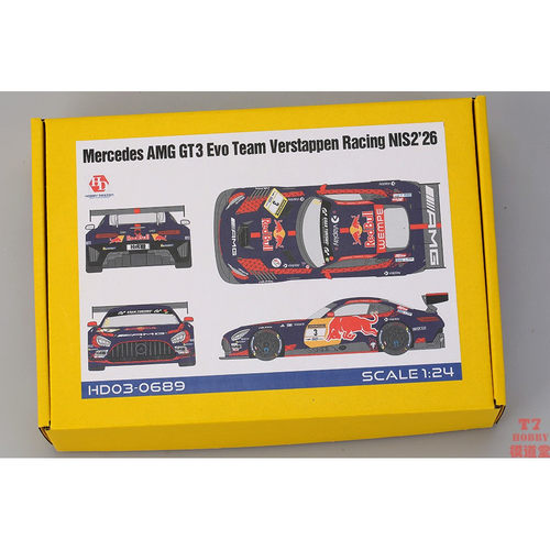 HobbyDesign模型改造件 1/24 AMG GT3 EVO NlS2 '26 HD03-0689
