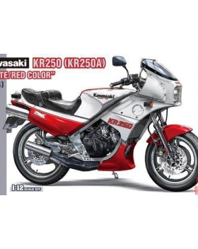 长谷川 1/12 拼装摩托模型 Kawasaki KR250 (KR250A) 红白 21745