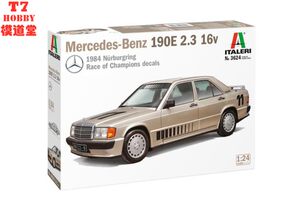 ITALERI 1/24拼装车模奔驰 Mercedes-Benz 190E 2.3 16v 3624