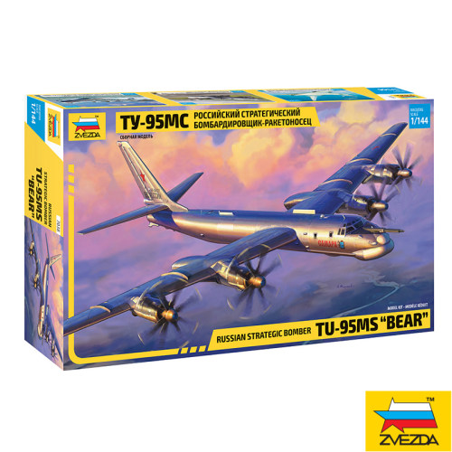 红星  1/144 俄 图Tu-95 MS“熊”涡桨战略轰炸机 7038