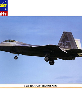 长谷川 1/48 F-22“猛禽”战斗机 夏威夷州国民警卫队 07555