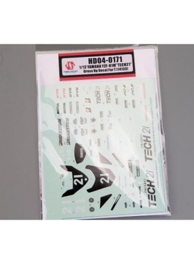 HobbyDesign 水贴 1/12 Yamaha YZF-R1M Tech21 HD04-0171