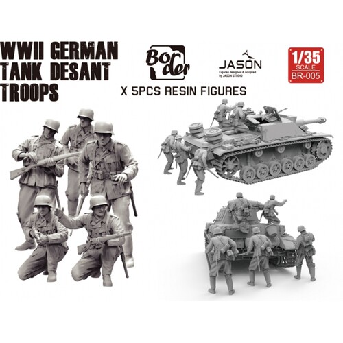 1/35 边境德国随车步兵战斗小组 树脂制5人BT-BR005