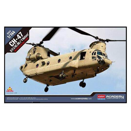 爱德美 12624 1/144 CH-47D/F/J/HC.Mk.1直升机