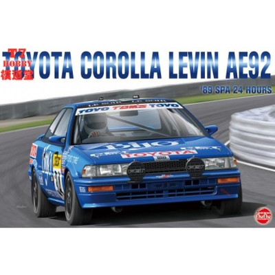 HobbyNunu1/24拼装车模丰田 Corolla LEVIN AE92 89' SPA PN24016
