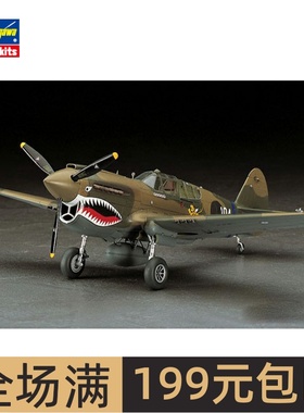 长谷川 1/48 美 P-40E 战鹰 战斗机 09086