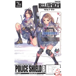 Tomytec 1/12 Little Armory 拼装模型 防爆盾牌 B款 LD005