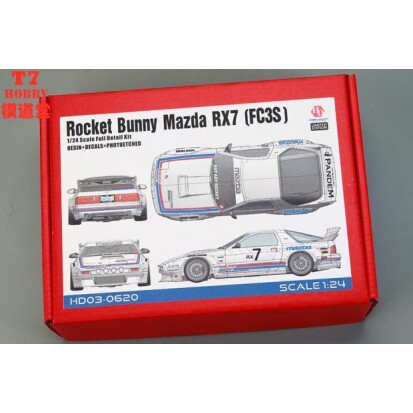 HobbyDesign树脂模型1/24Rocket Bunny Mazda RX7 FC3S HD03-0620