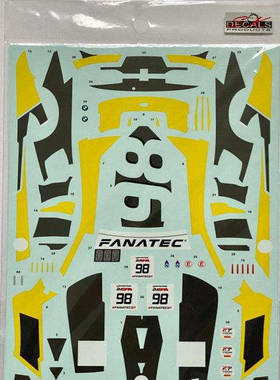 SK Decals水贴 1/24 BMW M4 GT3 Spa 2023 RoweRacing 98 SK24224