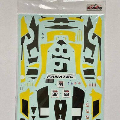 SK Decals水贴 1/24 BMW M4 GT3 Spa 2023 RoweRacing 98 SK24224