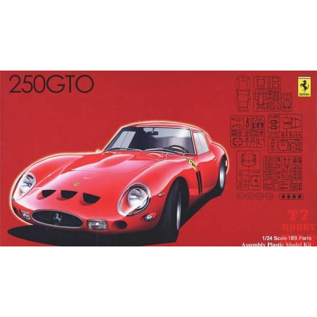 富士美 1/24 拼装车模 Ferrari 250GTO 带蚀刻片特别版 12354图片