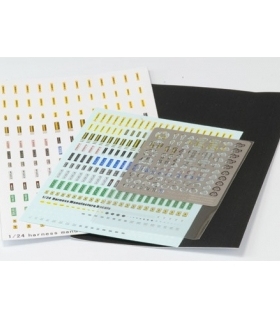 T2M 蚀刻 改造 1/24 赛车 安全带 套装 高级版A 黑色 5003B