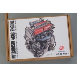 HobbyDesign模型改造件 1/24 Mitsubishi 4G63引擎模型 HD03-0551