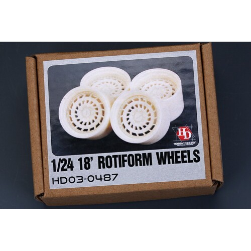 HobbyDesign 改造件 1/24寸 Rotiform 轮圈模型 HD03-0487