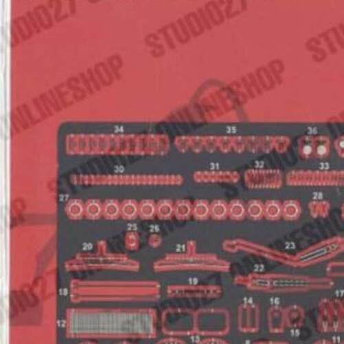 Studio 27 模型蚀刻片 1/24 Supra Turbo A70 配长谷川 FP24245