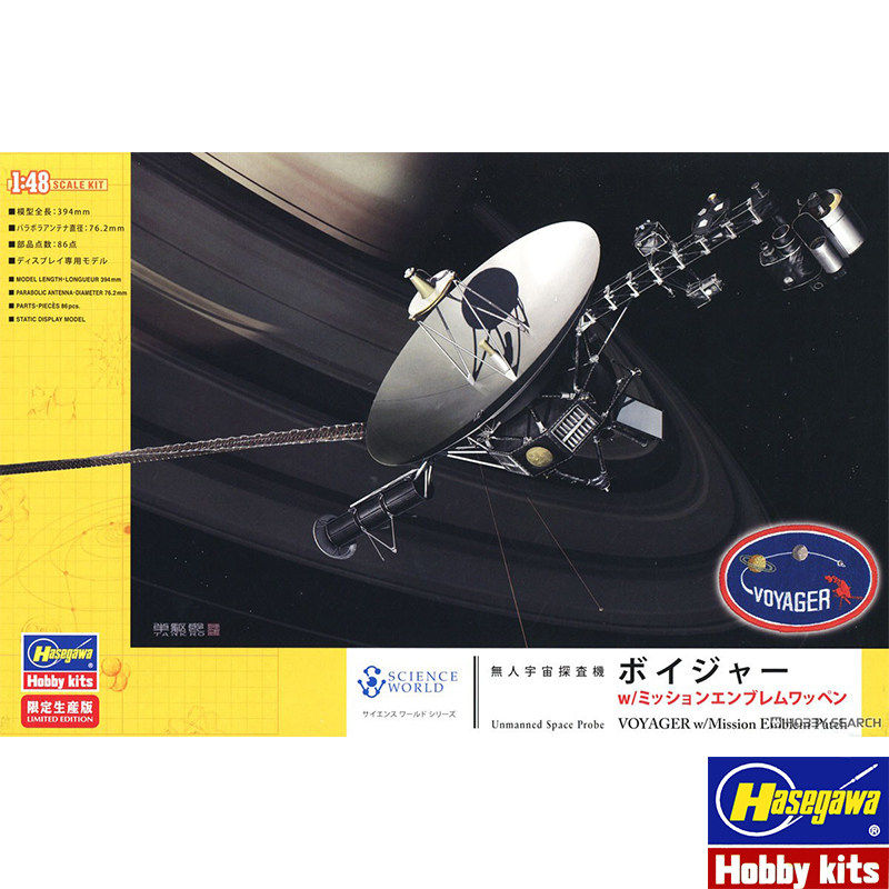 长谷川 1/48 无人太空探测器 旅行者1号 带任务徽章  52435,模玩/动漫/周边/娃圈三坑/桌游,航模/直升机/飞机模型,淘宝优惠券,粉丝福利购,淘宝优惠卷