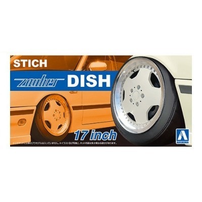 青岛社 1/24 Stich Sauber Didh 17寸 轮圈轮胎模型 06117