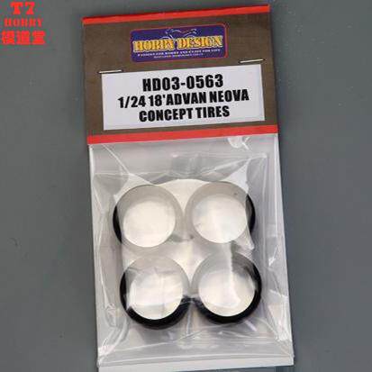 HobbyDesign 1/24 18寸 ADVAN NEOVA CONCEPT 轮胎模型 HD03-0563