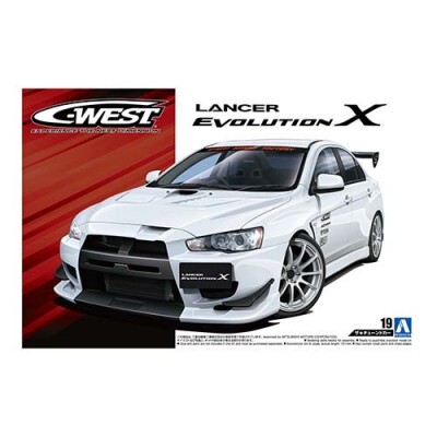 青岛社 1/24车模 C-West CZ4A Lancer Evolution X `07 05320